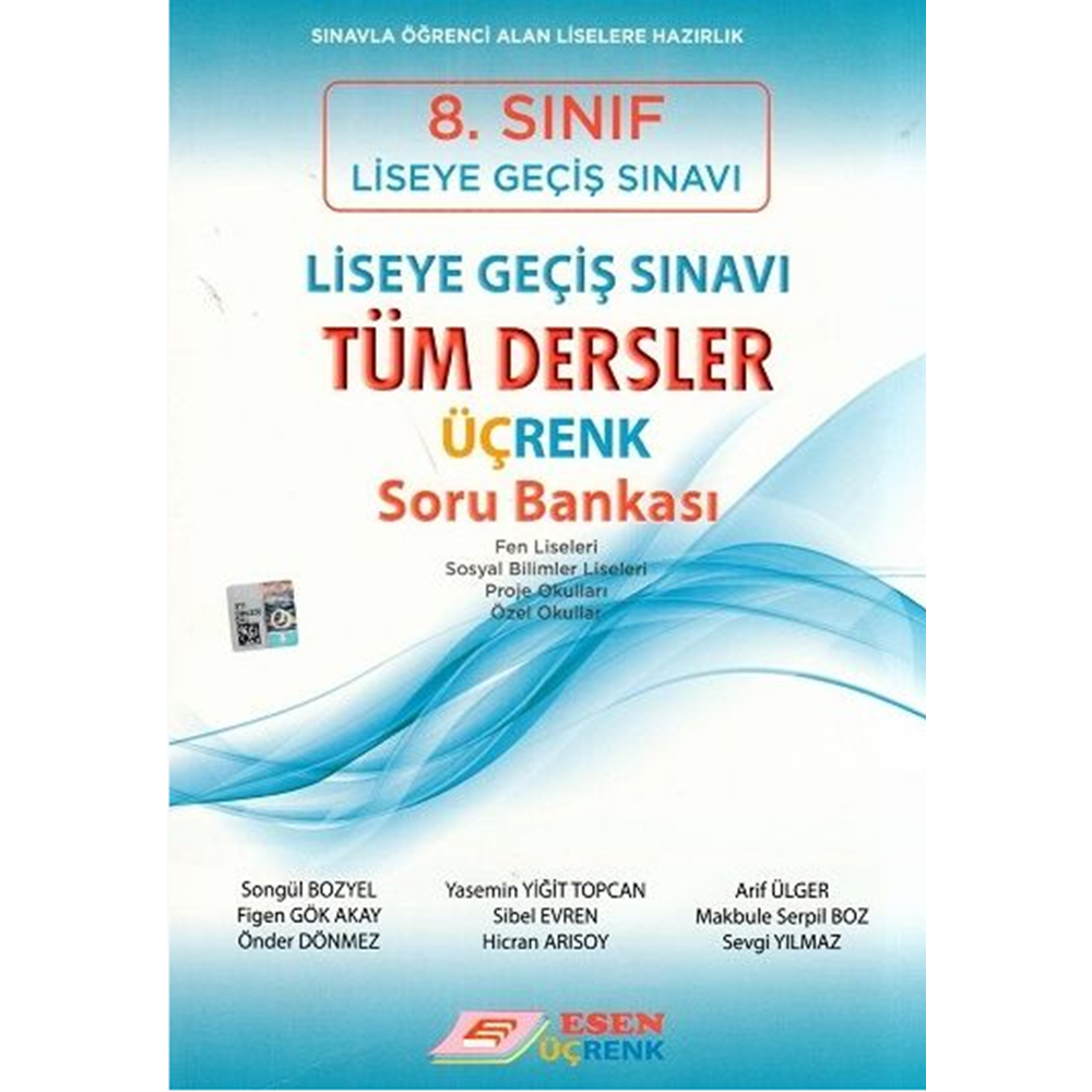 ESEN&ÜÇRENK 8.SINIF LGS TÜM DERSLER SORU BANKASI