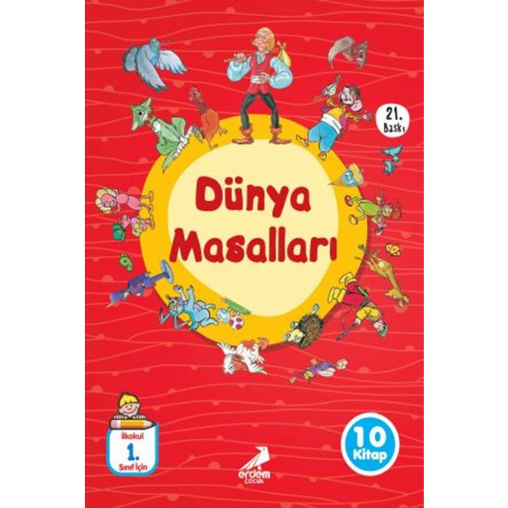 ERDEM DÜNYA MASALLARI-1.SINIF ( 10 KİTAP )