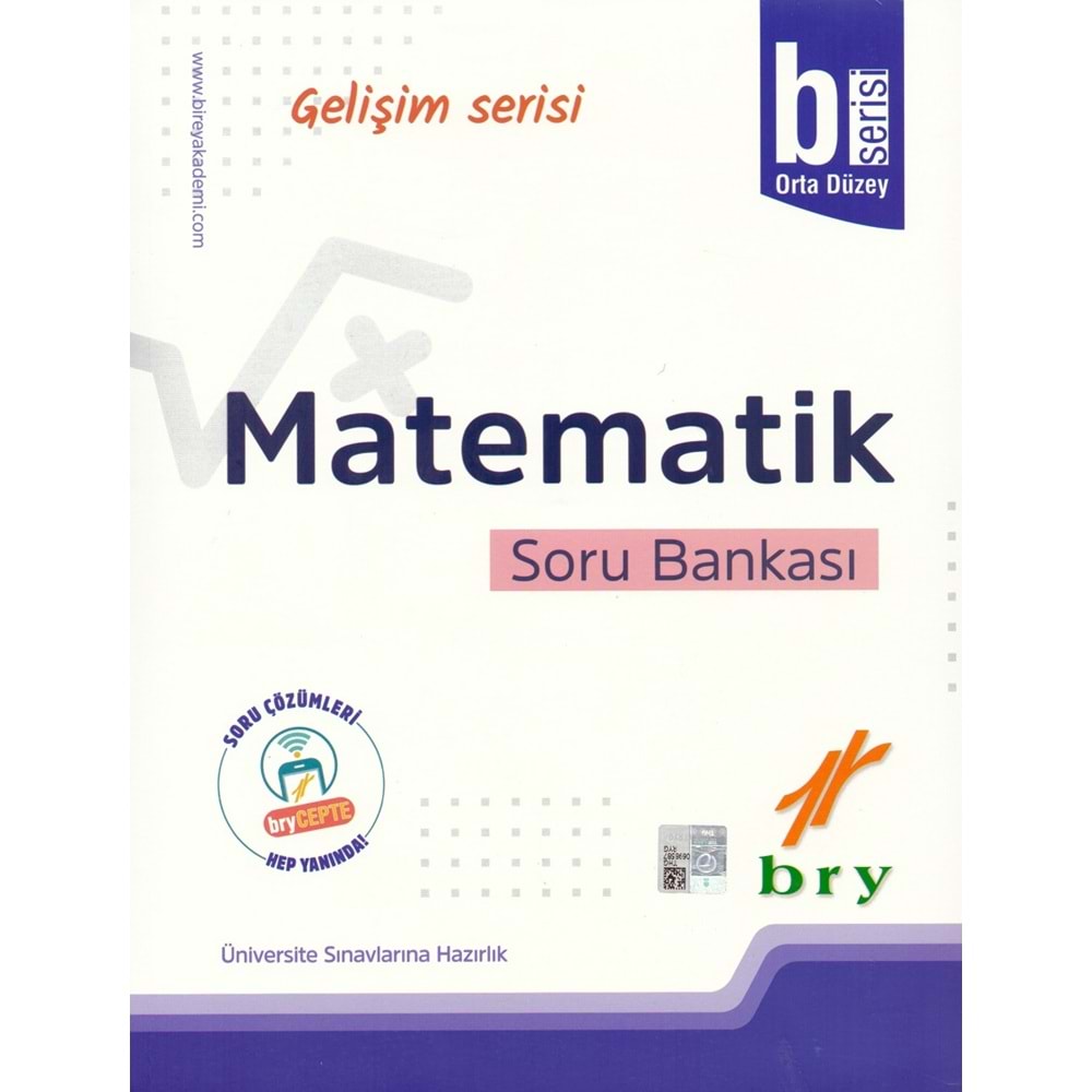 BİREY GELİŞİM SERİSİ MATEMATİK SORU BANKASI-B