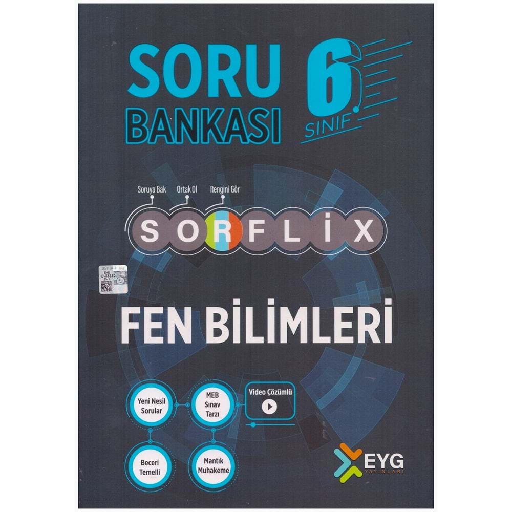 EYG 6.SINIF SORFLİX FEN BİLİMLERİ SORU BANKASI