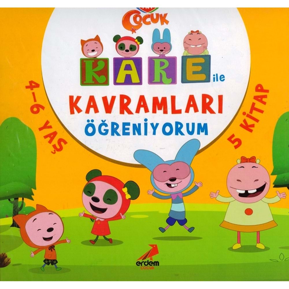 ERDEM KARE İLE KAVRAMLARI ÖĞRENİYORUM-5 KİTAP