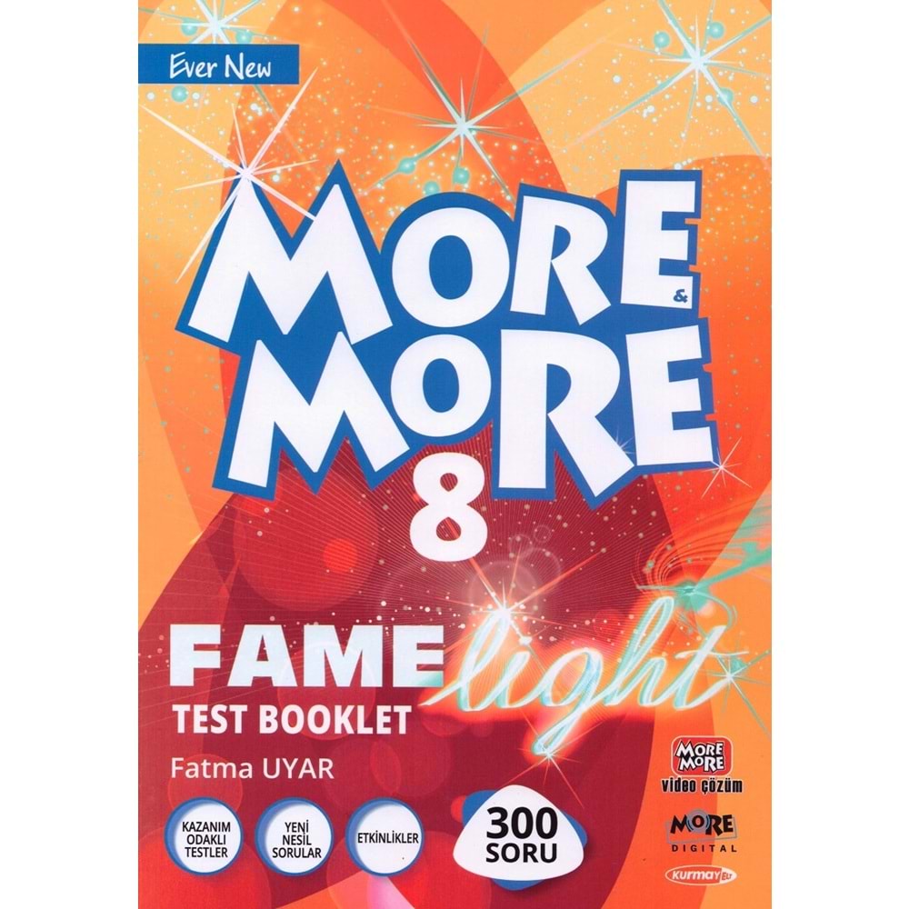 MORE MORE 8.SINIF FAME LIGHT TEST BOOKLET