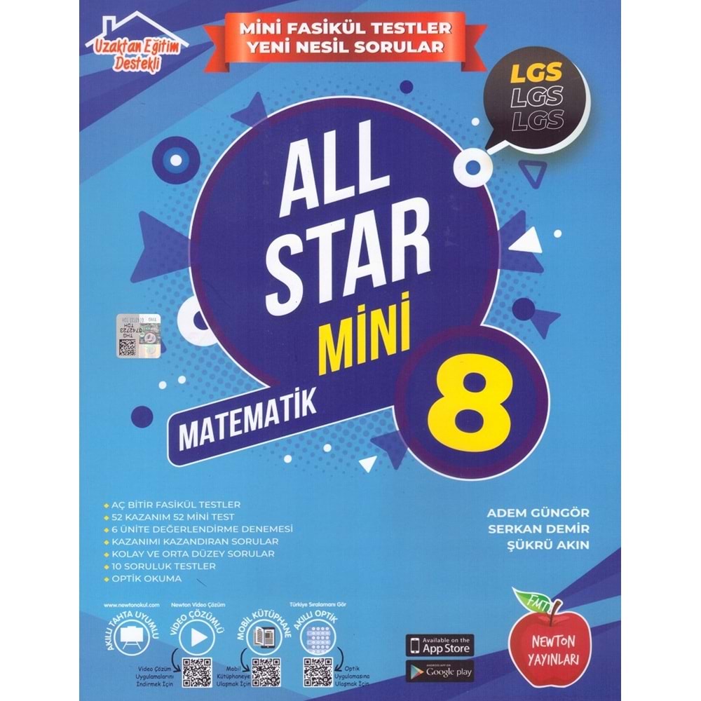 NEWTON 8.SINIF ALL STAR MİNİ MATEMATİK