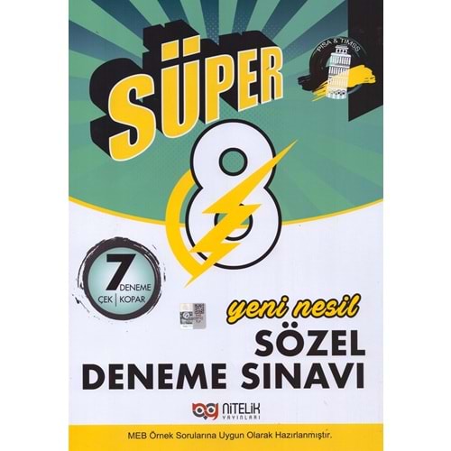 NİTELİK 8.SINIF YENİ NESİL SÜPER SÖZEL 7 DENEME