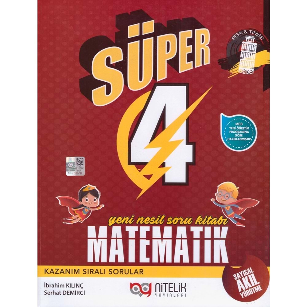 NİTELİK 4.SINIF SÜPER MATEMATİK SORU KİTABI