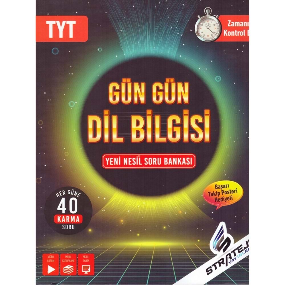 STRATEJİ TYT GÜN GÜN DİL BİLGİSİ SORU BANKASI