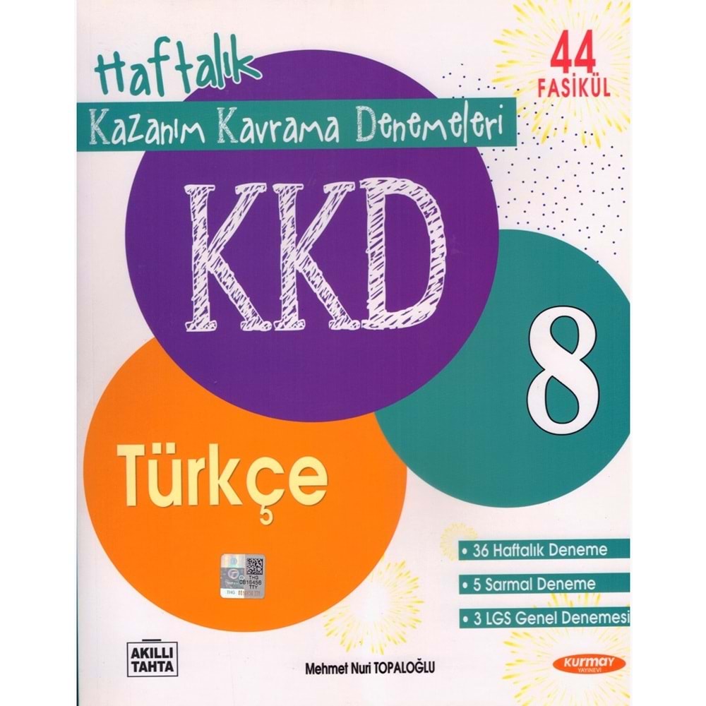 KURMAY 8.SINIF TÜRKÇE KAZANIM KAVRAMA DENEMELERİ