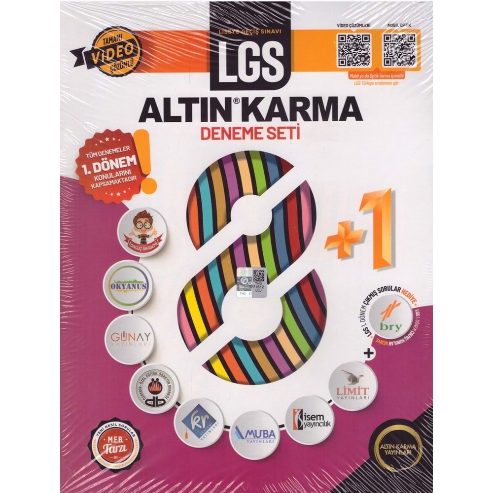 ALTIN KARMA LGS 1. DÖNEM 8+1 DENEME SETİ