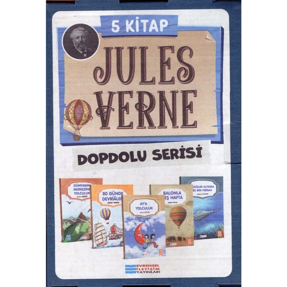 EVRENSEL DOPDOLU SERİSİ JULES VERNE SETİ ( 5 KİTAP )