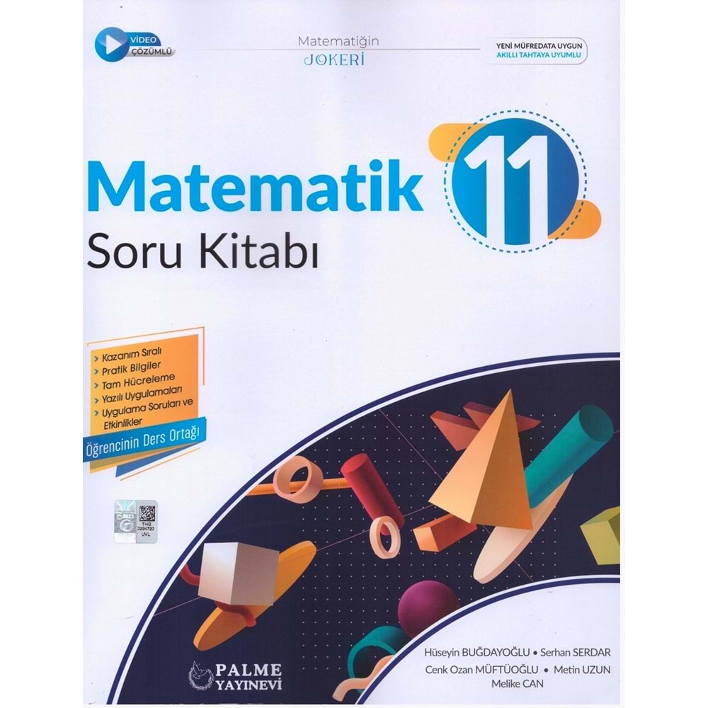 PALME 11.SINIF JOKER MATEMATİK SORU KİTABI