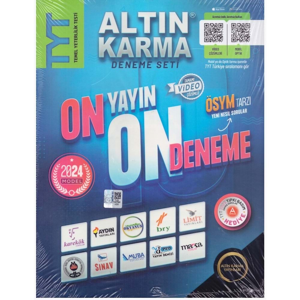ALTIN KARMA TYT 10 DENEME
