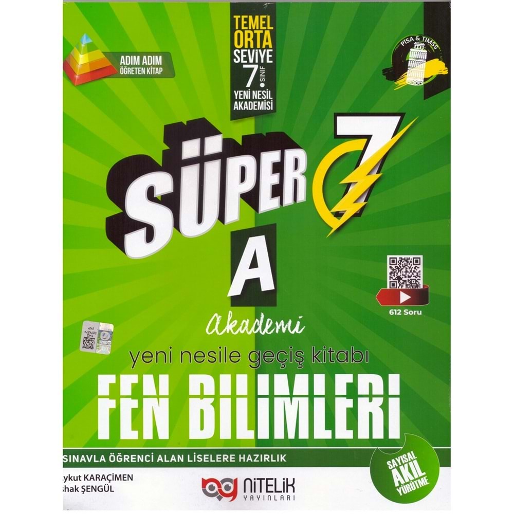 NİTELİK 7.SINIF SÜPER FEN BİLİMLERİ SORU BANKASI-A