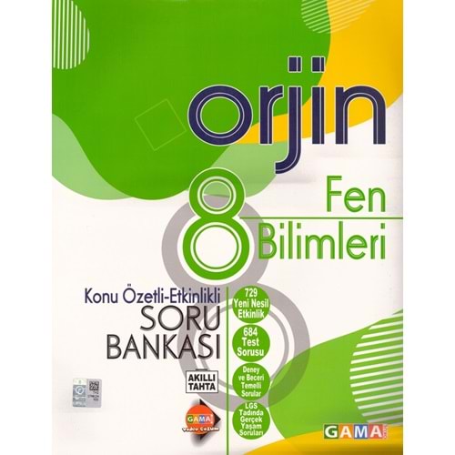 ORJİN 8.SINIF FEN BİLİMLERİ SORU BANKASI