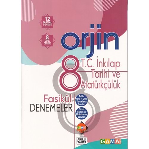 ORJİN 8.SINIF T. C. İNKILAP FASİKÜL DENEMELER